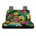 thumbnail image 6 of FUIALDOLG Tropical Hibiscus Print Car Back Seat Covers for Sedan, 2 Pcs Non-Slip Back Seat Protectors Durable Stretch Car Rear Seat Protectors, 6 of 7