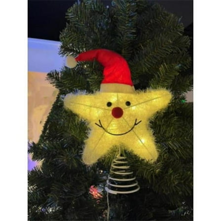 Inliten 130363 12 in. Sylvania Santa Star Tree Top