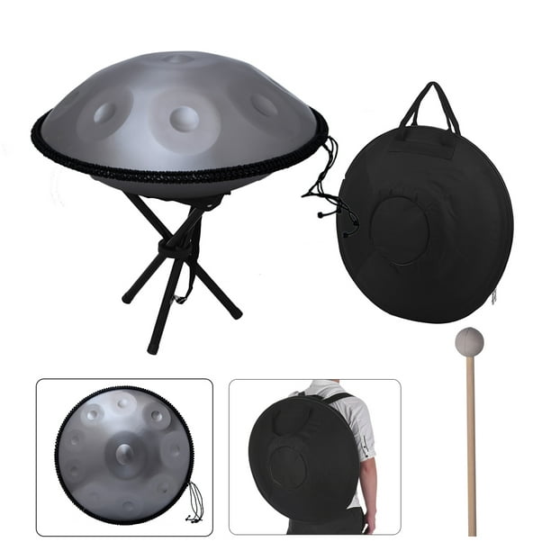 10 notas Handpan Hand Pan Hand Drum Instrumento de percusión Musical