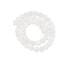 thumbnail image 1 of Jewelry Making Beads, White Jade Beads Natural Stone  For Earring Rings, 1 of 8