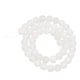 thumbnail image 4 of Cuentas de jade blanco, 8mm, redondas, suavemente brillantes, joyería, pulsera, collar, fabricación de cuentas DIY, 4 of 5
