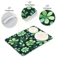 thumbnail image 4 of Kitchen Drying Mat 16x18In Drying Dish Mat Dish Drying Mats Kitchen Countertop Multi-Function Drain Drying Mat Kitchen Table Cartoon Green Flowers, 4 of 8