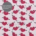 thumbnail image 4 of Pink Heart Cupid Arrow Pattern Shower Curtain, Love Backdrop Waterproof Bath Curtains for Bathroom Decorations, 72 x 72 inches, 4 of 7