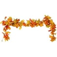 thumbnail image 2 of WREESH 1.7M Autumn Maple Leaf Rattan Simulation Maple Rattan Halloween Decoration Clearance, 2 of 6