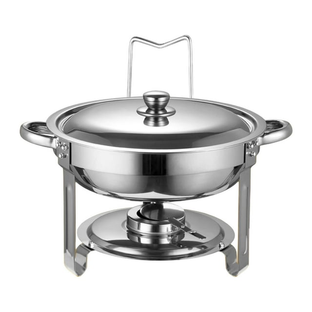 Tnarru Ensemble de Buffet à Réchaud Anti-Frottement Support de Carburant Réchaud de Buffet pour Dîners de Mariage Événements Argent