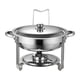 thumbnail image 1 of Set de buffet de plato de chafing de acero de acero inoxidable, calentador de buffet, cárteres multipropósito para catering para eventos cenas de Argén, 1 of 9