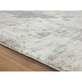 Luxe Weavers Euston 7680 Abstract Area Rug, Grey 8x10, StainResistant, MachineWoven, 100