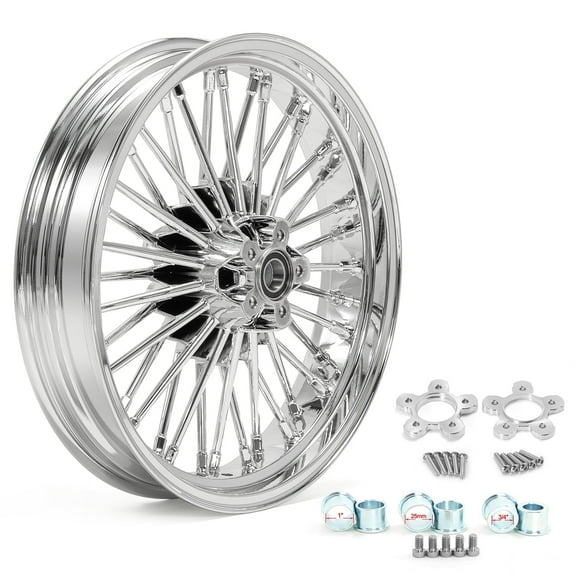 18"x3.5" Fat Spoke Front Wheel Rim for Harley Touring Bagger Road King Glide 1987-2008