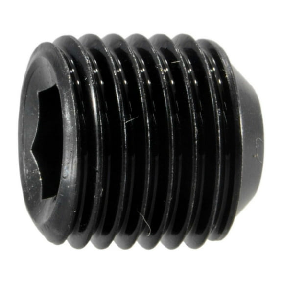 3/8"-24 x 3/8" Steel Fine Thread Hex Socket Headless Set Screws SSSS-401