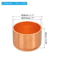 thumbnail image 2 of Uxcell Tapón de extremo de accesorio de tubería de cobre de 1 pulgada ID, enchufe de soldadura, conexión de plomería HVAC aire acondicionado, 2 of 6