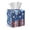 American Flag, variant on TSOVTHRID Shark Pattern Tissue Box Cover Holder, Easy to Clean Disposable Square Tissue Box Cover PU Leather Tissue Holder Container for Home Office Car Decor