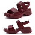 thumbnail image 5 of Platform Strap Sandals Women's Fashion Casual New Solid Home Comfortable Light Fish Mouth Open Toe Sandals Wine Women Sandal, 5 of 8