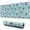 Blue Cartoon Unicorn, variant on Long Mouse Pads for Desk,Brown Cartoon Unicorn Pattern Desk Mats on Top Of Desks, Desk Mouse Pad Extra Large with 3mm Non-Slip Base and Stitched Edge for Gaming,Office,Work,Home 31.5"x11.8"