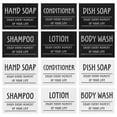thumbnail image 1 of 12PCS Bathroom Labels Organization Labels Waterproof Refillable Bottle Stickers Label for Hand Soap Shampoo Conditioner Lotion Stickers, 1 of 4