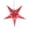 Red, variant on Red Star Paper Lantern, 35Inch 3D Hanging Star Decoration With Star Moon Cutouts For Festivals, Birthdays, Mall Decorations - No Quantity Needed As Only 1Pc