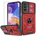 thumbnail image 1 of Funda ATUMP para Samsung Galaxy A23 5G, a prueba de golpes, con forma de anillo rojo, 1 of 8