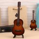 thumbnail image 1 of Guitarra Modelo De Guitarra En Miniatura De 15 Cm Con Soporte, Réplica De Guitarra Clásica De Madera De Arce, Adorno De Instrumento Musical, 1 of 7