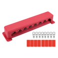 thumbnail image 3 of KLKCMS Power Distribution Block 5.2x29cm 300A for Automotive Boat Solar Wiring Red, 3 of 9
