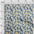 thumbnail image 2 of oneOone Cotton Jersey Medium Blue Fabric Floral Diy Clothing Quilting Fabric Print Fabric By Yard 58 Inch Wide-aB, 2 of 5