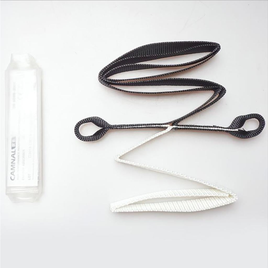 Wswqop 5pcs Climbing Energy Absorbing Lanyard Shock Absorber Rope Fall Protector