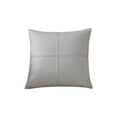 thumbnail image 2 of Taotanxi Faux Leather Throw Pillow Covers 18 X 18 Inches, White#0902 Pillow Cover, Hand Stitched Leather Decorative Pillow Cover for Couch Sofa Bed Living Room Home Garden, 2 of 6