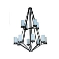 thumbnail image 3 of Meyda Tiffany 115096 Galen 12 Light 60" Wide Wrought Iron Candle Style Chandelier -, 3 of 5