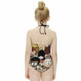 thumbnail image 4 of The Loud House Girl's One-Piece Swimsuit Bathing Suit Soft Stretchy Children's Swimwear Swim Attire for Vacation 10-12Y(150cm), 4 of 8