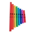 thumbnail image 2 of Tube 8 Pcs Ensemble de Tubes Musicaux Colorés 8 Tons Instrument de Percussion Cadeau d'Anniversaire Kit de Tubes Musicaux pour Performance Collective Maison Salle de Classe, 2 of 7