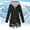c01Black, variant on Womens Waterproof Long Hooded Trench Coats Autumn Winter Outdoor Windbreaker Travel Jacket With Pocket Green XL