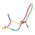 thumbnail image 2 of Hilason Rainbow Rope Tied Horse Halter Tie Dye Colored Cowboy Style, 2 of 2