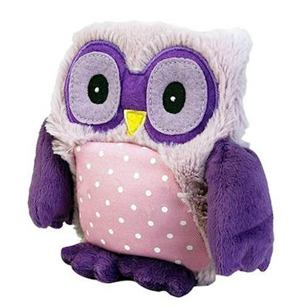 HOOTY PURPLE OWL WARMIES Heatable Lavender Scented Stuffed Animal