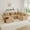 color1, variant on NESTIA Modern Modular Sectional Sofa, Corduroy, 3-Seater, Camel