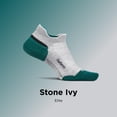 thumbnail image 2 of Feetures Elite Max Cushion No Show Tab Wave- Running Socks for Men & Women, Athletic Compression Socks, Moisture Wicking - Stone Ivy , XLarge (1 Pair), 2 of 7