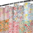 thumbnail image 3 of Pioneer Flower Floral Print Pattern Shower Curtain 36"x72" ,Bathroom Decorative Shower Curtains Set with 12 Hooks,Modern Waterproof Washable Shower Curtain, 3 of 6