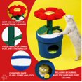 thumbnail image 3 of Zeze Fortune Flower House – Multi-Level Cat Condo with Scratching Post and Cushioned Hideaway - Medium -  Cats < 22 lbs, 3 of 5