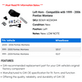 thumbnail image 2 of Left Horn - Compatible with 1999 - 2006 Pontiac Montana 2000 2001 2002 2003 2004 2005, 2 of 2