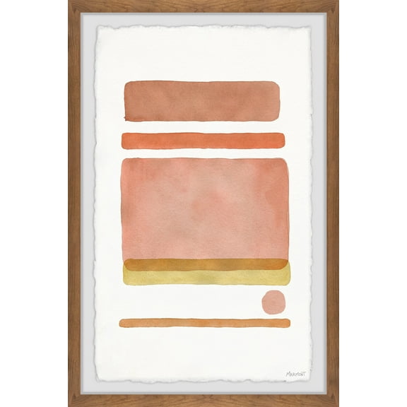 Marmont Hill Dot in Between Lines V Framed Wall Art