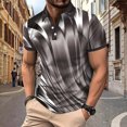 thumbnail image 2 of toraway Shirts for Men Coton Mens Été Confortable Imprimé Col à Revers Manches Courtes TG, 2 of 4