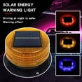 Dolpphoneven Solar Led Beacon Light Emergency Warning Strobe Light With