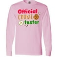 thumbnail image 3 of Inktastic Official Cookie Tester Christmas Cookies Long Sleeve T-Shirt, 3 of 5