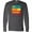 Charcoal Grey, variant on Eat Sleep Theatre Repeat Drama for Actor Long Sleeve T-Shirt