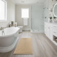 thumbnail image 6 of Somerset Home 58x24-Inch Non-Slip Shag Memory Foam Bath Mat (Ivory/1-Piece), 6 of 6