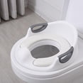 thumbnail image 4 of Asiento para baño infantil, entrenador de inodoro para niños y niñas, reductor de inodoro, protector contra salpicaduras/reposabrazos/respaldo/dibujos animados, inodoros ovalados y redondos, 4 of 4