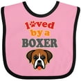thumbnail image 3 of Inktastic Boxer Dog Lover Pet Owner Boys or Girls Baby Bib, 3 of 4