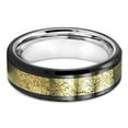 thumbnail image 2 of Silly Kings 8mm - Men's Tungsten Wedding Ban - Men Tungsten Ring - Meteorite Wedding Band (10), 2 of 3