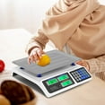 thumbnail image 2 of Costway 66lb Price Computing Scale with Dual LCD Displays & Rechargeable Battery, 2 of 10
