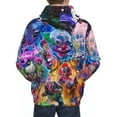 thumbnail image 2 of Killer Klowns from Outer Space Men's Hoodie Novelty Pattern Adult Hooded Sweatshirts Casual Unisex Pullover for Women Youth, 2 of 8