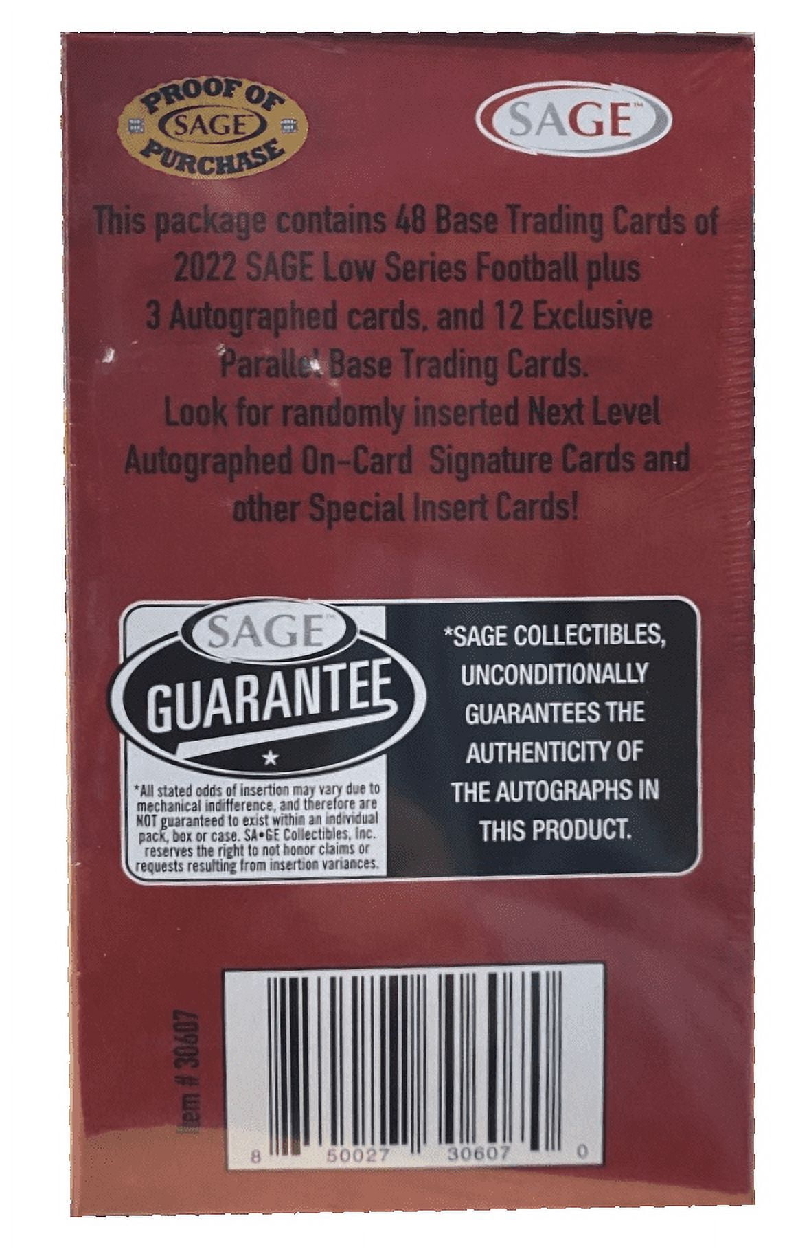 22 Sage Low Series Football Blaster Box