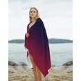 thumbnail image 2 of Black Red Ombre Beach Towels Oversized Super Absorbent, Modern Abstract Art Aesthetics Lightweight Bath Towel Quick Dry Sets For Bathroom/Pool/Rv Camping/Beach Play/Gym Room/Picnic 30"x60", 2 of 8