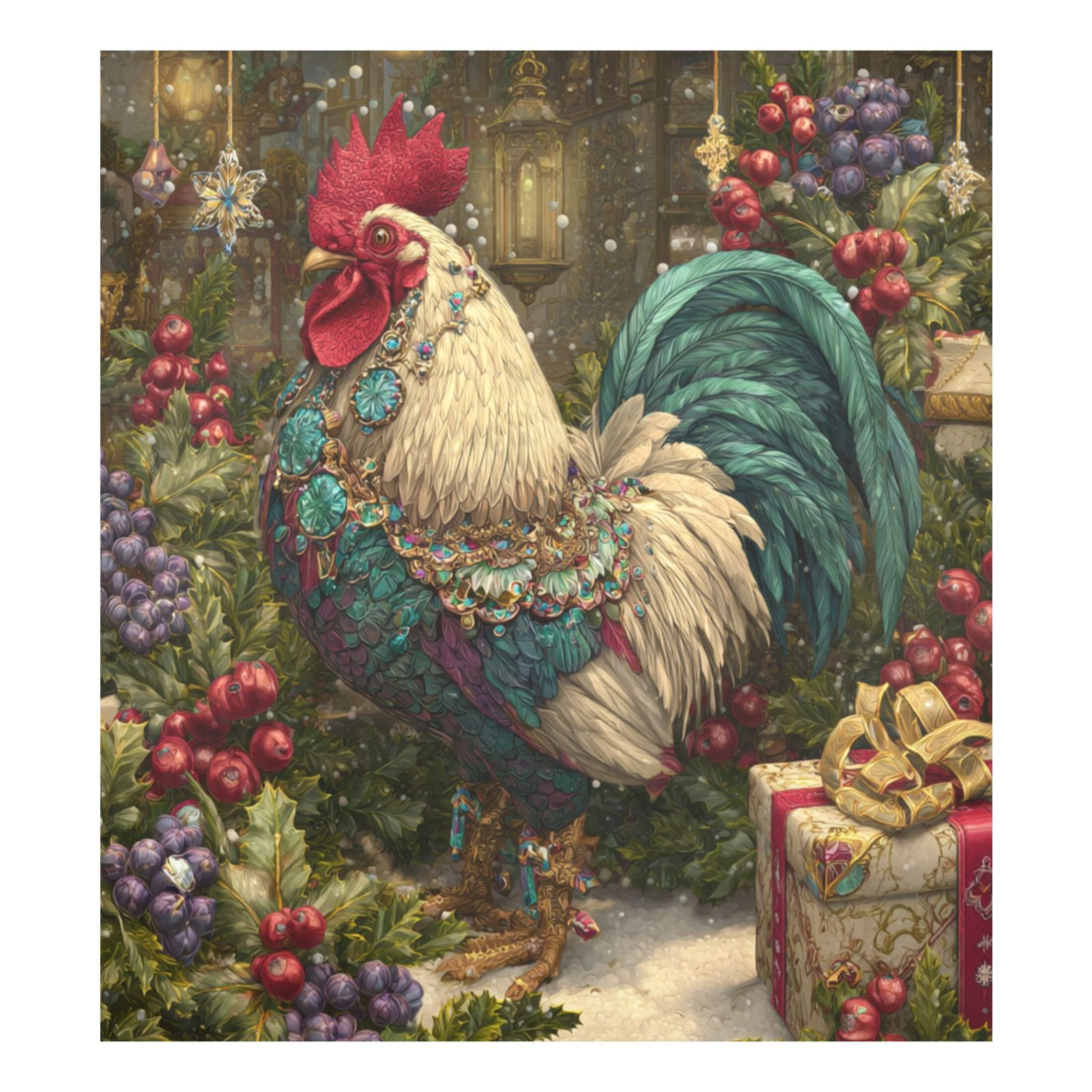 Dishwasher Sticker Magnetic Dishwasher Sticker Magnetic Decorative Sticker Refrigerator Sticker Dishwasher Decorative Stickers Magical Christmas Rooster